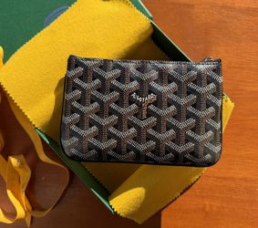 Goyard Black/ Tan Senna Mini Pouch/Multi-Case Wallet