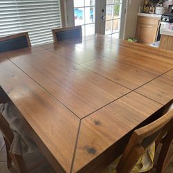 Wood Table 7pc Set 