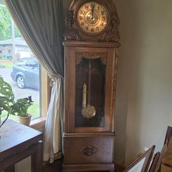 Antique/ Vintage German Grandfather Clock.