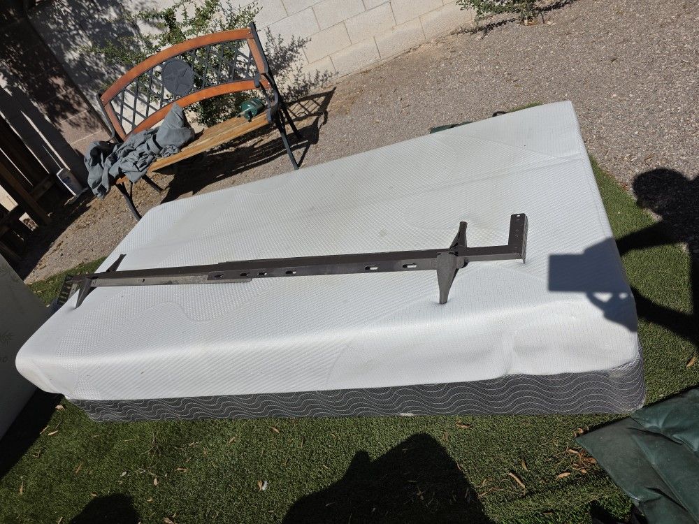 Twin Mattress And Box Spring And Frame