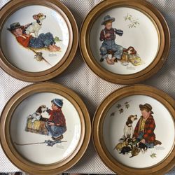 Gorham Norman Rockwell plates 1971