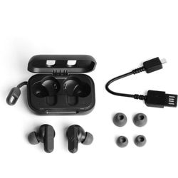 Skullcandy Dime In-Ear Wireless Earbuds, 12 Hr Battery, Microphone, Works with iPhone Android and Bluetooth Devices - Black
