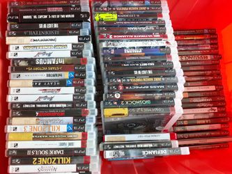 Sony Ps3 games...