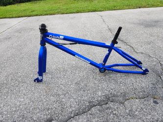 Clean bmx frame and fork sets