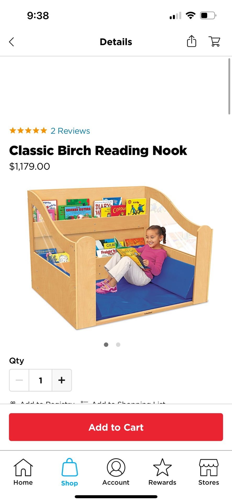 Lakeshore learning Classroom Reading Nook