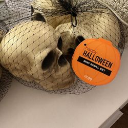 Happy Halloween Skull Set [Set Of 3] Three Pack