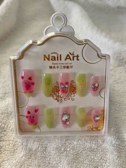 kirby hand-Made Press-On Nail Set