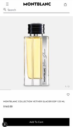 Montblanc Collection Vetiver Glacier EDP 125ml Fragrance Cologne for sale/trade