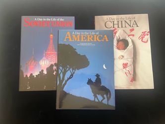 A Day in the Life Photography Book Lot: America, Soviet Union, China