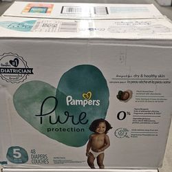 Pampers Pure Protection Diapers Size 5 (48) Count