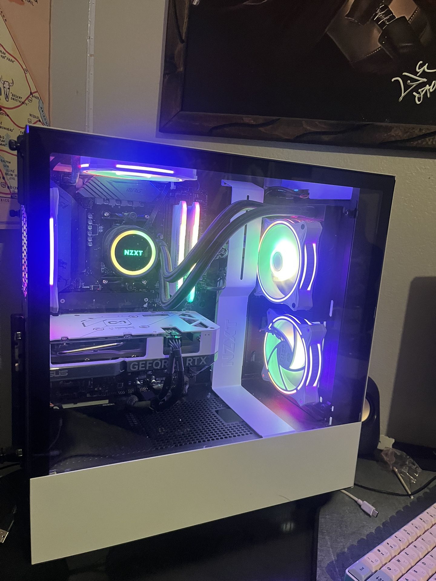 White Custom Pc (specs In Description)
