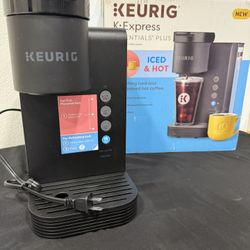 Keurig K-Express Essentials Plus, Iced and Hot Single-Serve K-Cup Pod Coffee Maker, Black