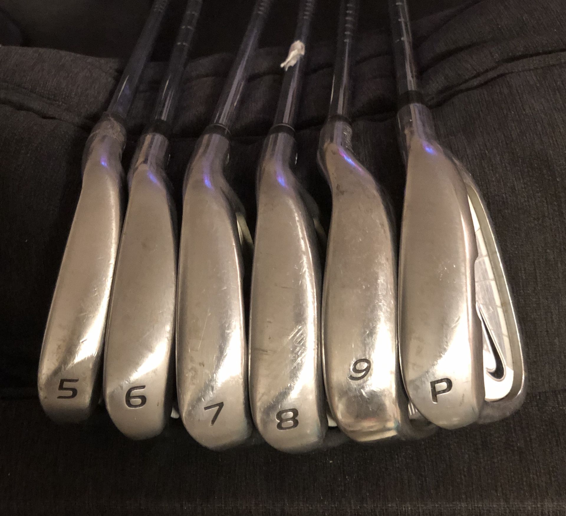 Nike Golf NDS irons 5-PW (9 iron is Taylormade)