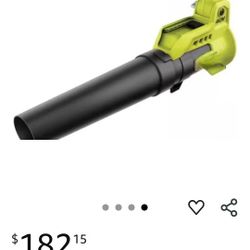 Cash only no delivery 
RYOBI 40V 110 MPH 525 CFM Cordless Battery Variable-Speed Jet Fan Leaf Blower (TOOL ONLY)
No Battery no charger
As pictured 