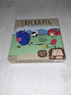 Chickapig A Farm To Table Board Game In Excellent New Condition (Is Complete Nothing Missing)