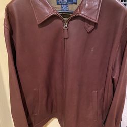Ralph Lauren Polo Brown Leather Jacket