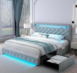 Open Box- Queen Size Bedframe