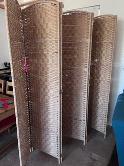 6 panel room divider