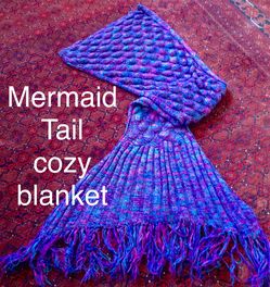 Get cozy with a mermaid's tail sofa/sleeping bag