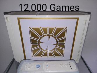 Nintendo Wii With 12,000 Games 