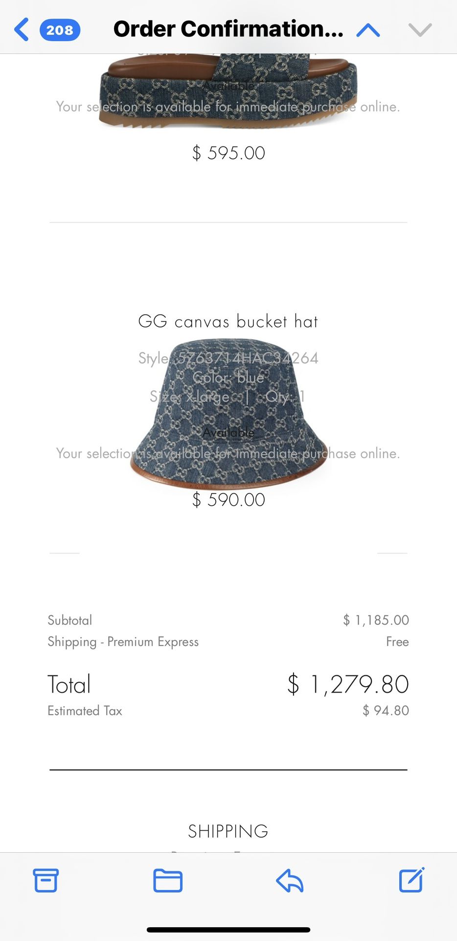 gucci bucket hat and slides