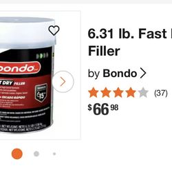 BONDO FAST DRY FILLER