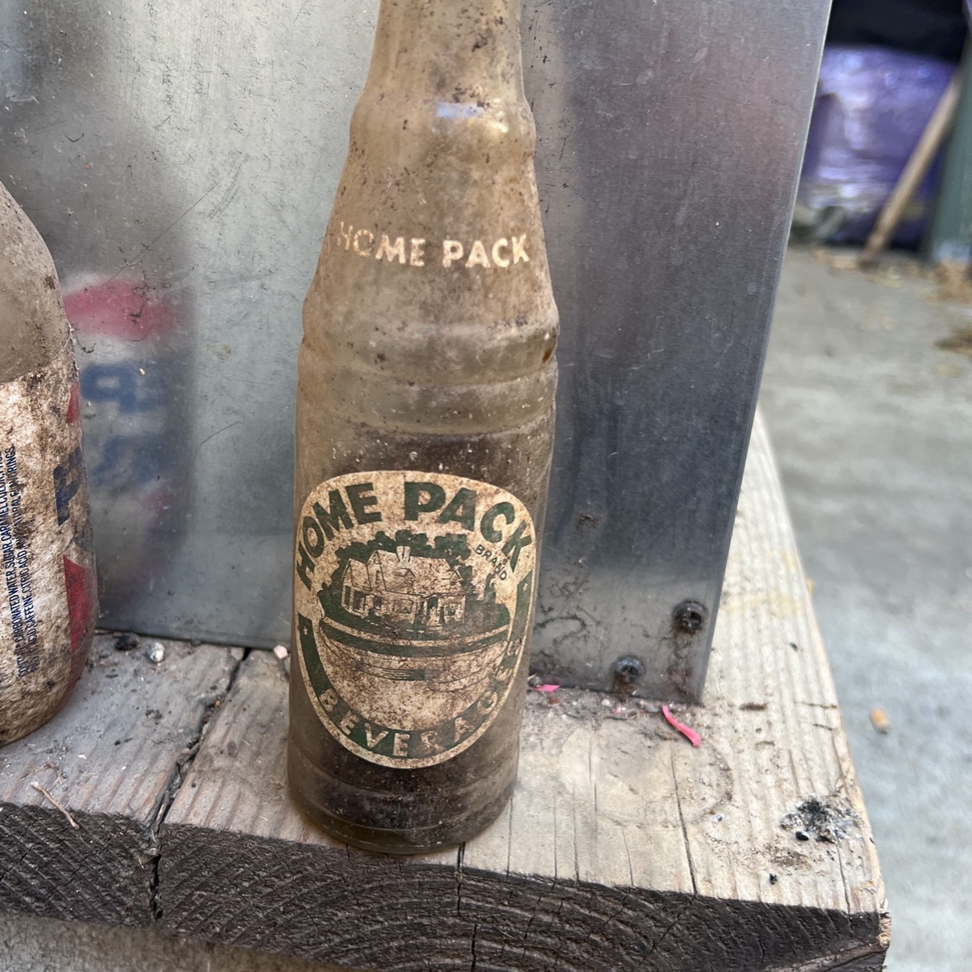 Antiques soda bottles