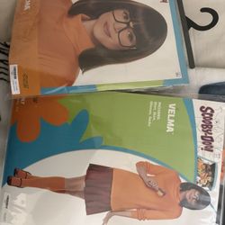 Halloween Costume Velma & Wig