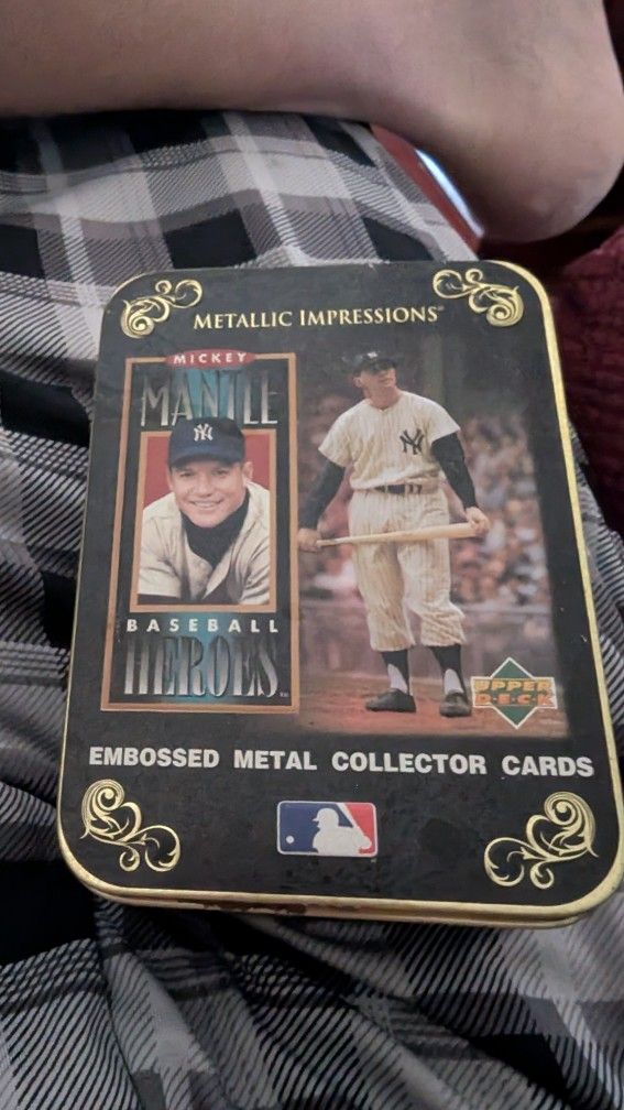 1995 Upper Deck Metallic Impressions Mantle Heroes