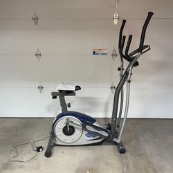 2-in-1 Exercise Bike/Elliptical 