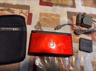 Nintendo DS Lite with accessories and game of choice