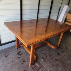 Mahogany Dining Table, 8 Chairs