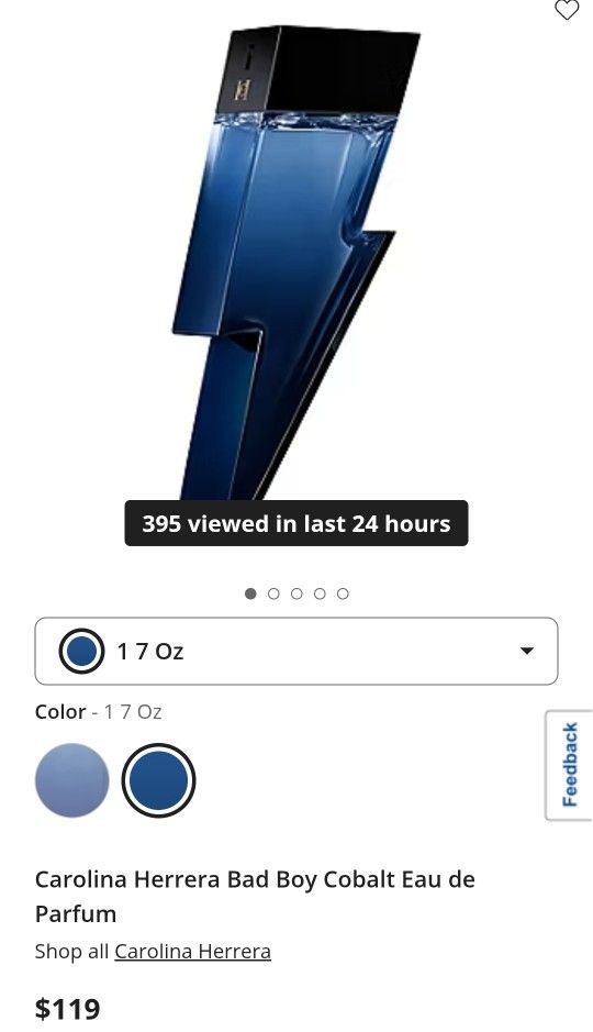 Carolina Herrera Bad Boy Cobalt