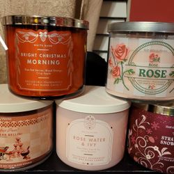 Bath Body 3 Wick Candles 