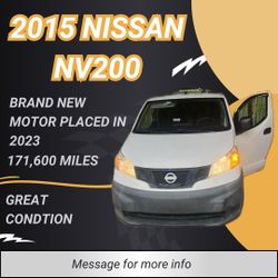 2015 Nv 200 Nissan