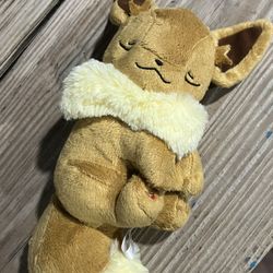 Pokemon Center Original Plush Doll Sleeping Eevee rare JAPAN 2019 Nintendo 
