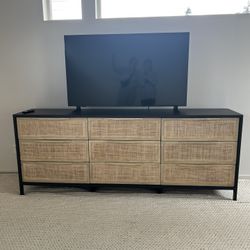 9 Drawer rattan Dresser - Four hands Sydney