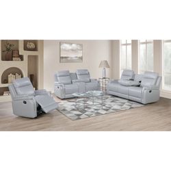 Super Sale Reclining 3pc Grey 📍😘🤓🚛✨😎😍🙈
