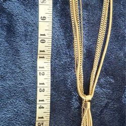 Gold Necklace 21" Long - $10 OBO