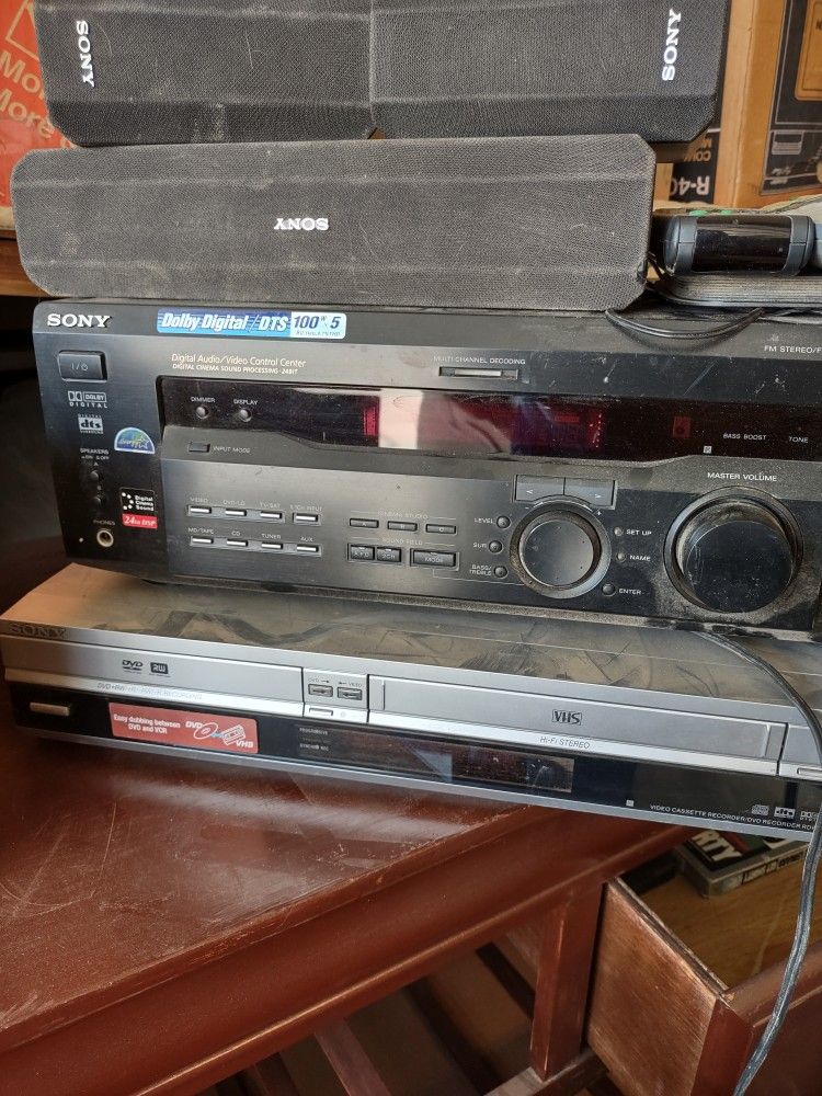 Surrand Sound Sony Sound DVD Rec VHS Rec