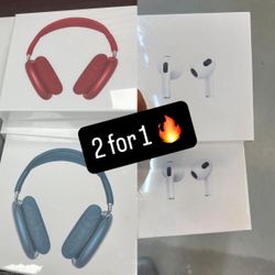 Air Max Headphones  + Air pod Pro 