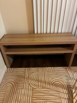 LACK Console table, white stained oak, 55 1/8x15 3/8"