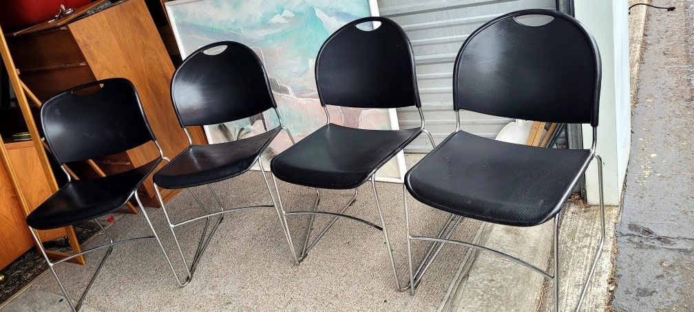 4 Vintage Modern Haworth Chairs
