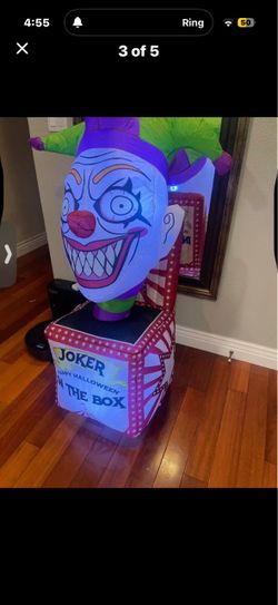 Halloween Inflatable Joker in the Box