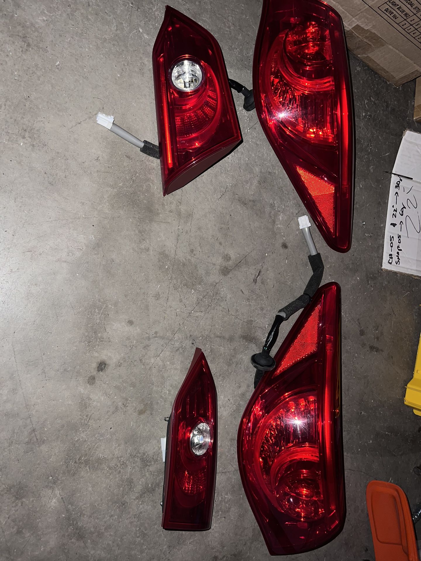 Q50 OEM Tail-lights for 14-17 