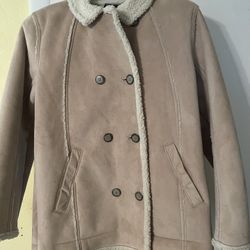 Gap Child Teen Suede Coat Size 14-16