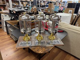 Garvee Triple Beverage drink Dispenser Set