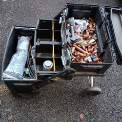 Copper Fitting 1/2-3/4" 90s, 45s, Etc Etc With Tool Box