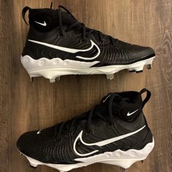Alpha Huarache NXT Black White Baseball Cleats DJ6517-001 Nike Men Size 7/8.5/9 Brand new no box  Zapatos de beisbol nuevos profesional  Size 7/8.5/9