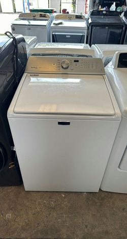Maytag Top Load Washer - White, Good Condition, High Efficiency
